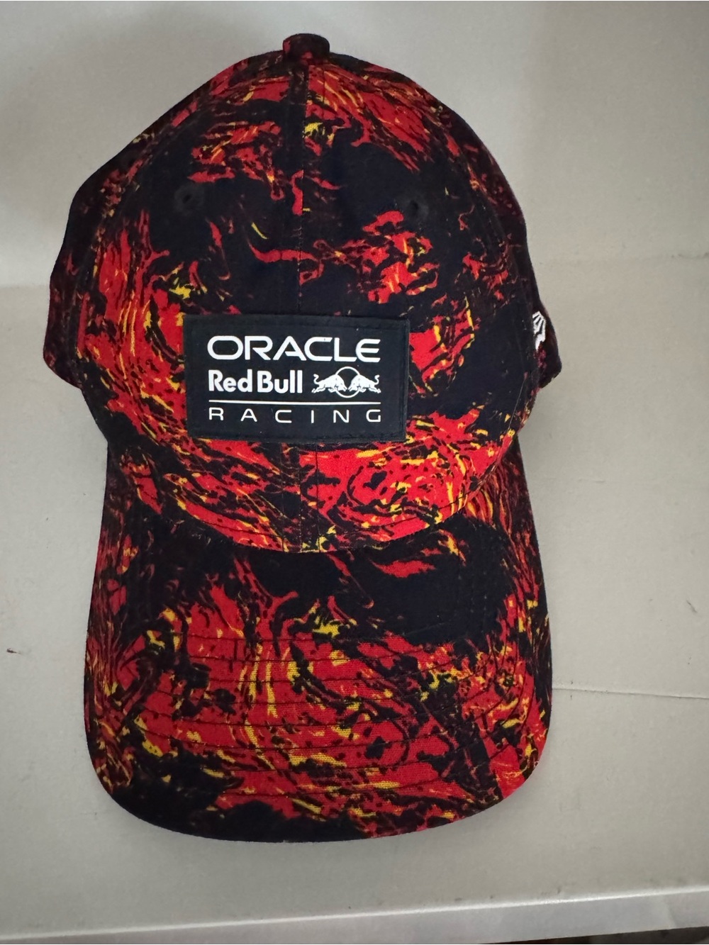Oracle Red Bull Racing F1 New Era 9FORTY Flame AOP Hat NWOT